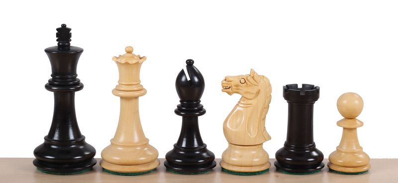 Wooden Chess Pieces No: 6, KH 95 mm, Oxford